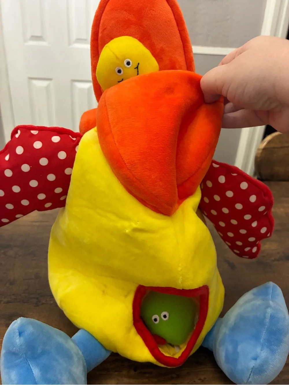 Melissa and Doug Hungry Pelican Toddler Plush Learning Toy